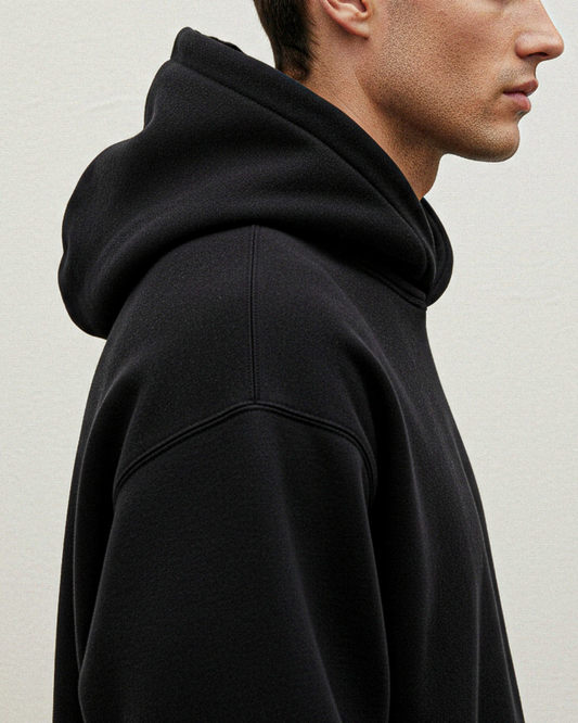 BLVKBLNK Black Oversized Hoodie
